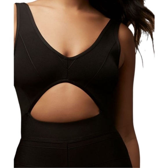 HERVE LEGER x FOREVER 21 | Shorts Jumpsuit in Black - Picture 4 of 6